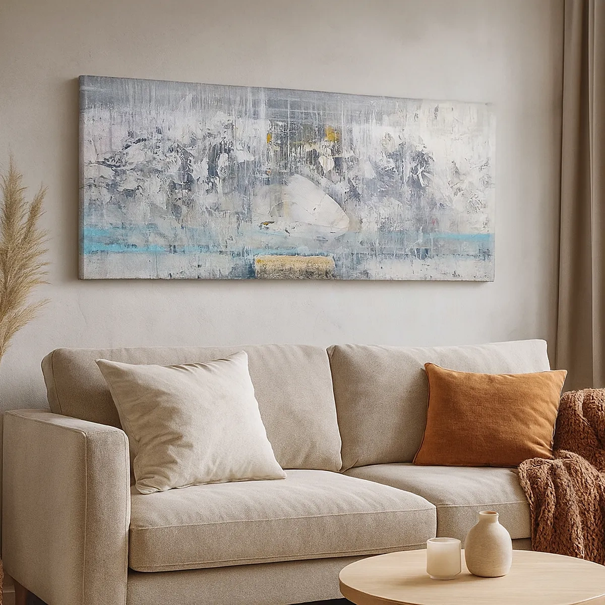 Vászonkép - Mint a jégen, mint a csomón - 30x30 cm