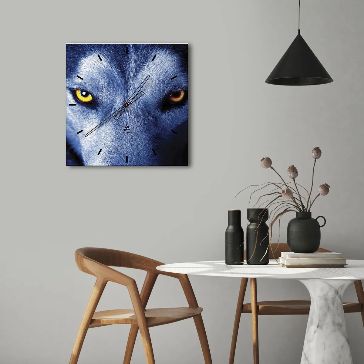 Falióra, Óra - Hipnotizáló nézés - 30x30 cm