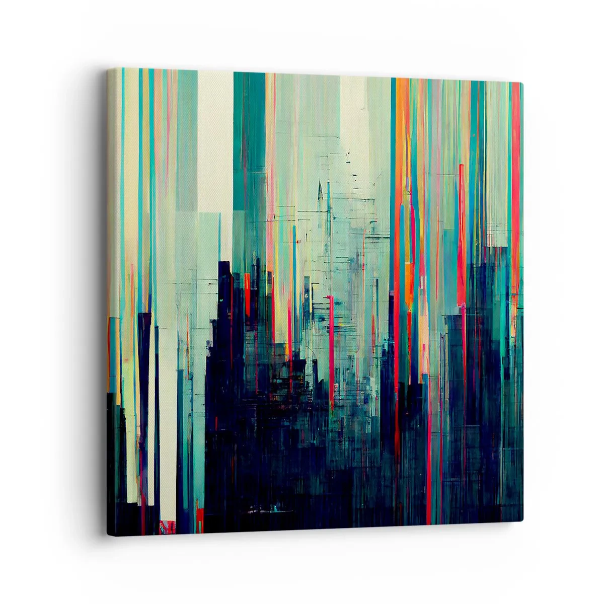 Vászonkép - Futurisztikus város - 30x30 cm