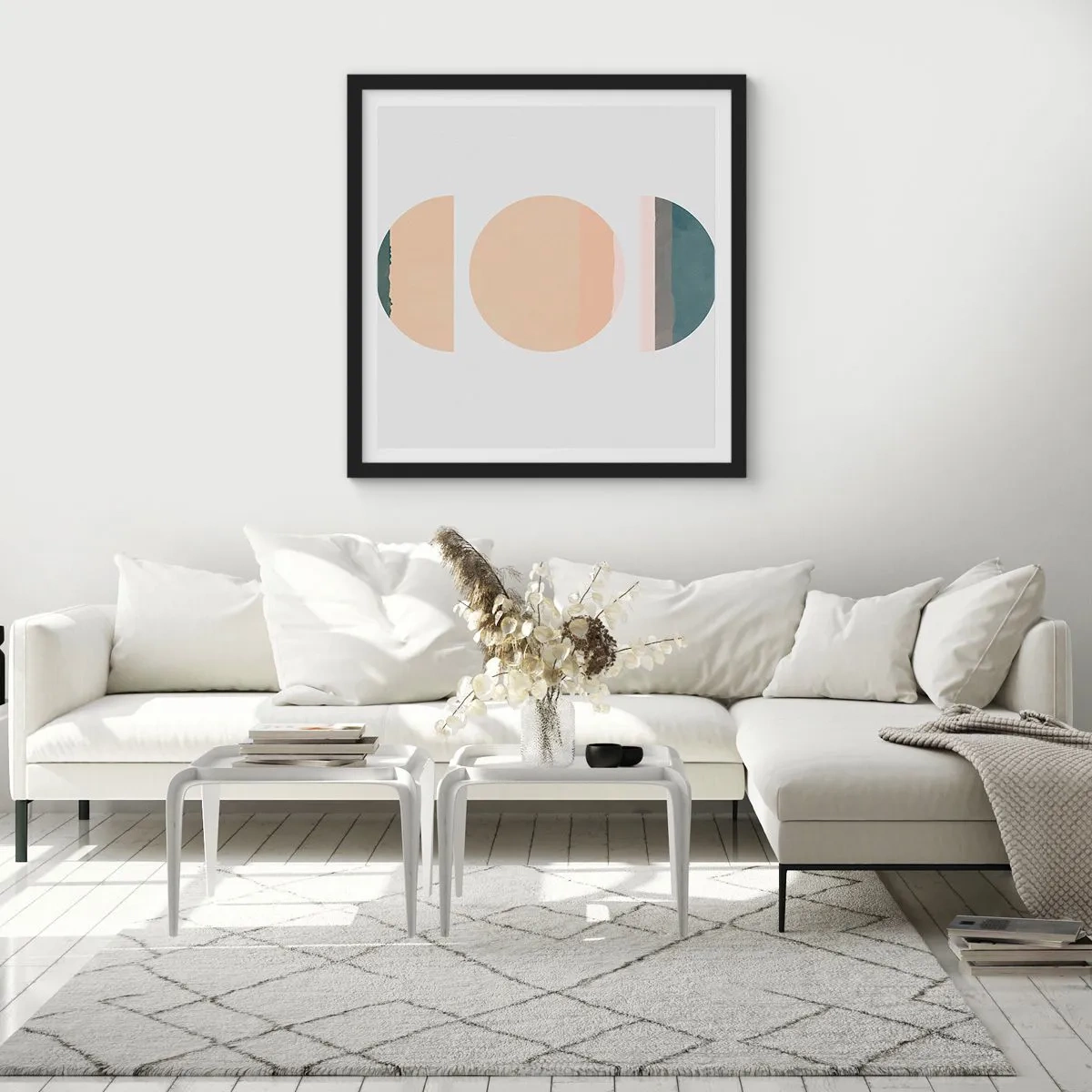 Poszter fehér keretben - Kerékről kerékre - 50x50 cm