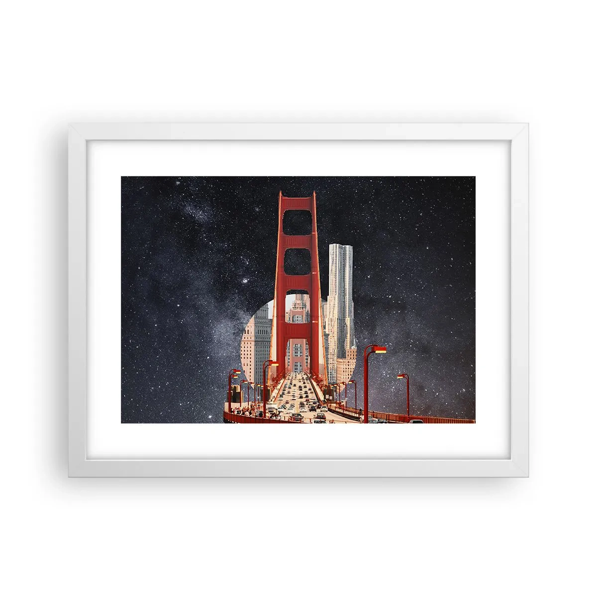 Poszter fekete keretben - Mindig a középpontban - 40x30 cm