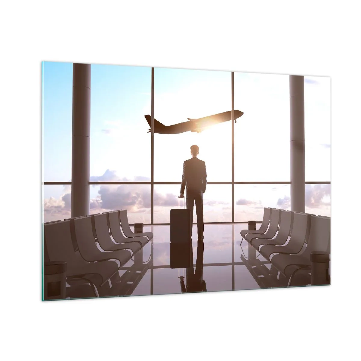 Üveg kép - Van időd, lassíts - 100x70 cm