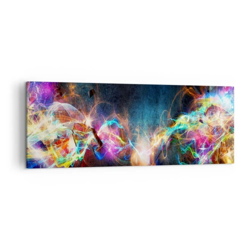 Vászonkép - Vígan a sötét ellen - 140x50 cm