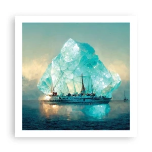 Poszter - Sarkvidéki gyémánt - 60x60 cm