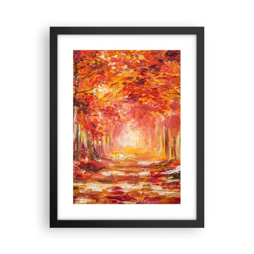 Poszter fehér keretben - Rézerdő - 30x40 cm