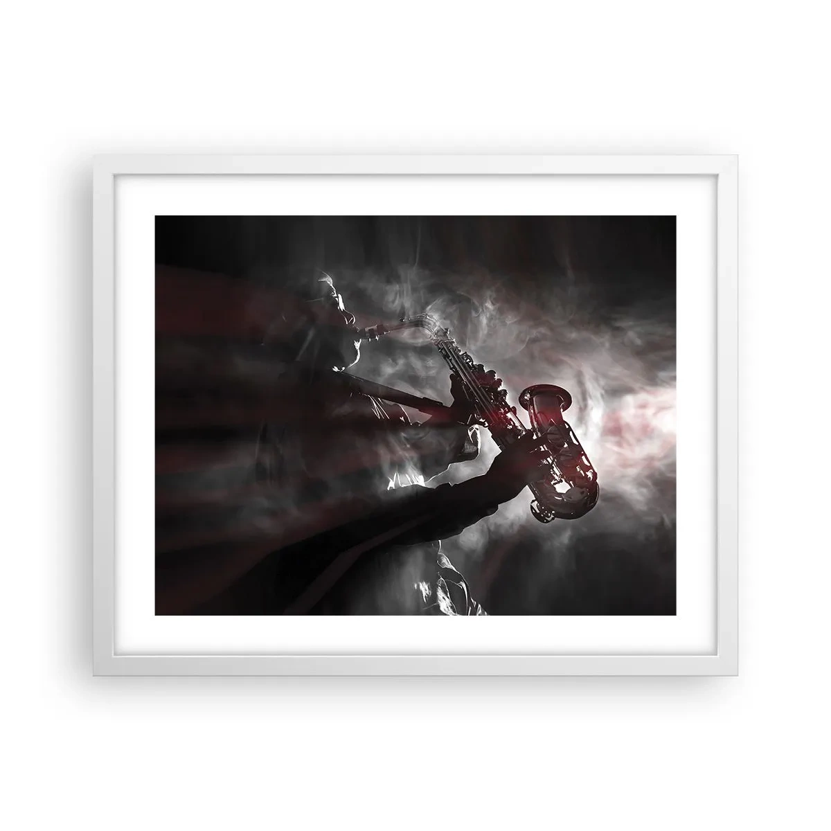 Poszter fekete keretben - A jazz párolgásban - 50x40 cm