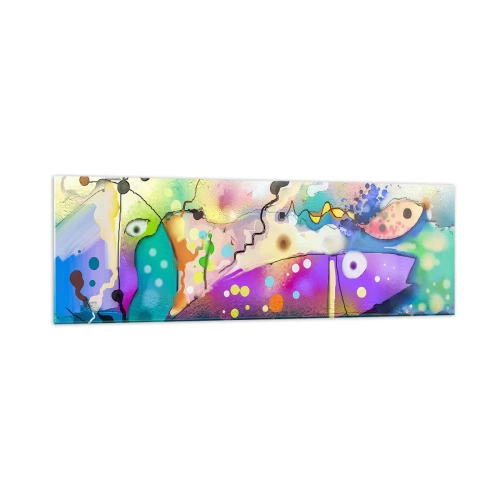 Üveg kép - Nincsenek szavak! - 160x50 cm