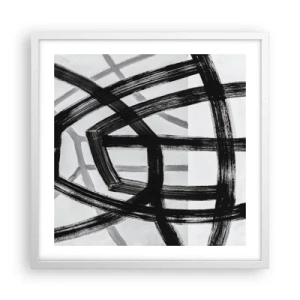 Poszter fekete keretben - Mélység építése - 50x50 cm