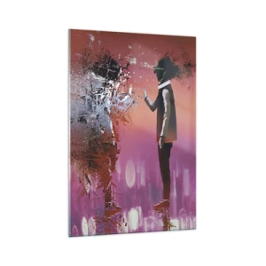 Üveg kép - Tudsz magadba nézni? - 70x100 cm