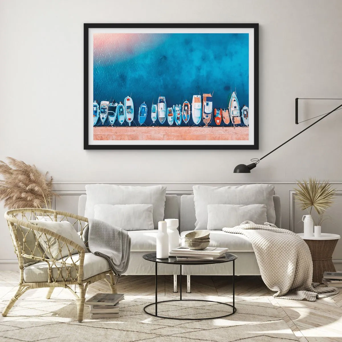 Poszter fehér keretben - Egy sorban - 100x70 cm