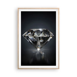 Poszter világos tölgy keretben - Best girls friend - 61x91 cm