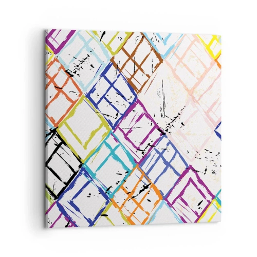 Vászonkép - Bérelhető cellák - 50x50 cm