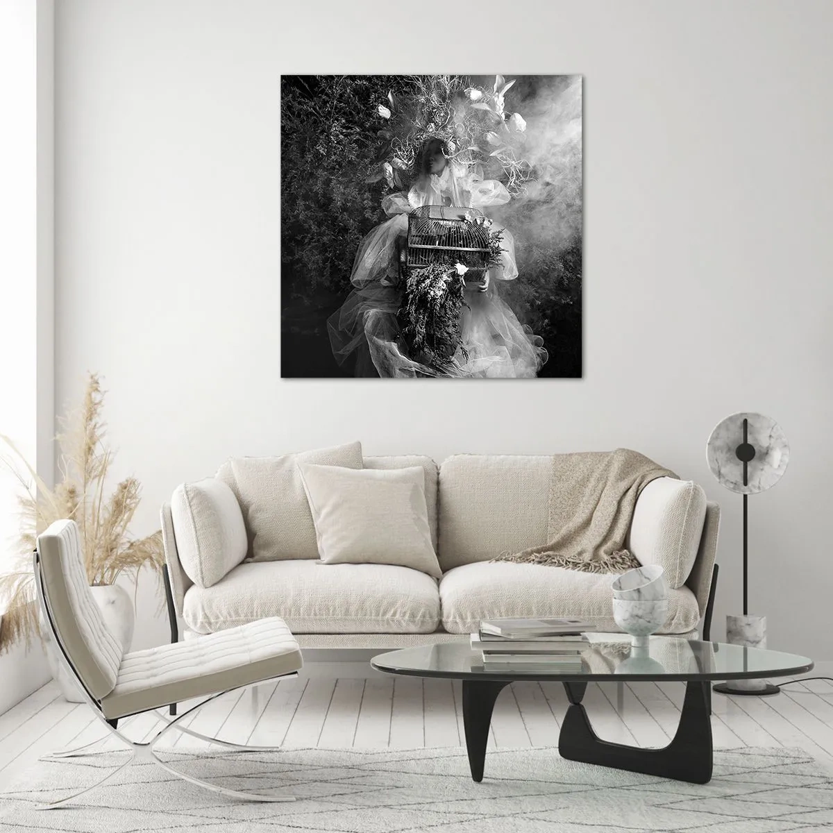 Üveg kép - Maga az Anya – Természet - 60x60 cm