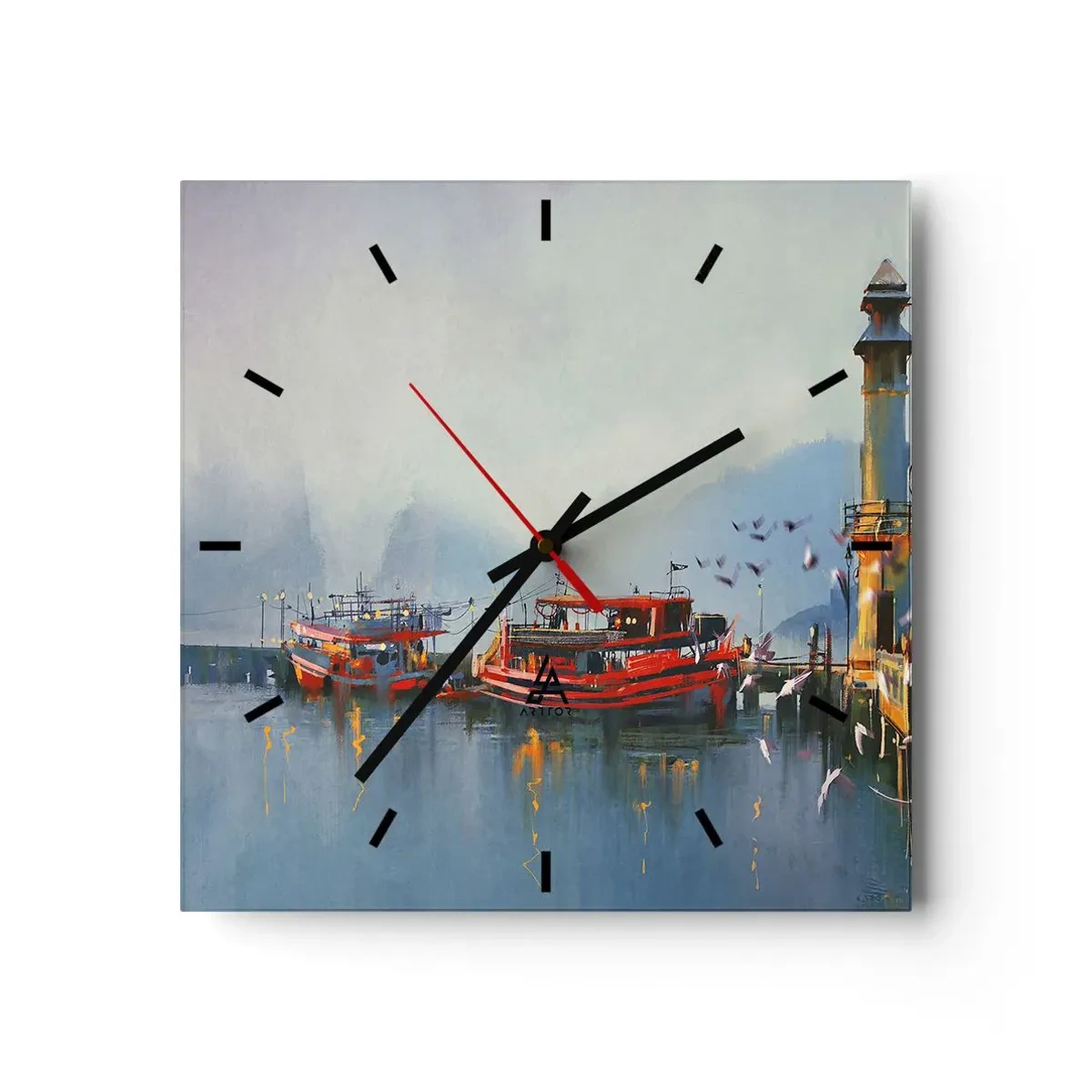 Falióra, Óra - A világ végén - 30x30 cm