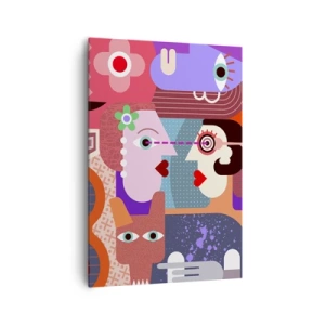 Vászonkép - Szemtől szembe - 70x100 cm