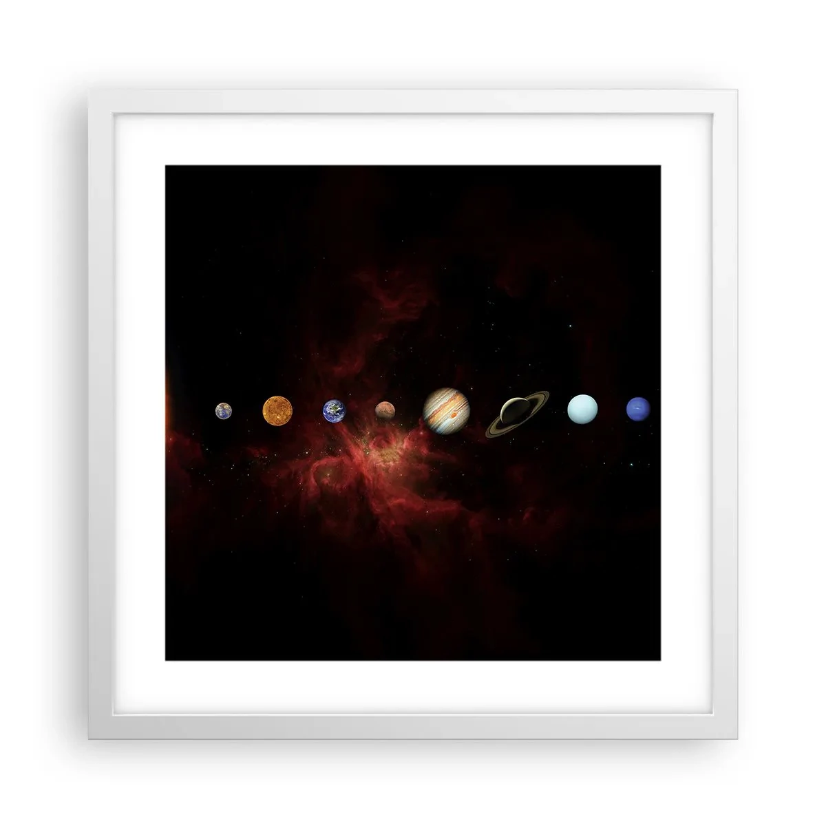 Poszter fekete keretben - A szomszédságunk - 40x40 cm