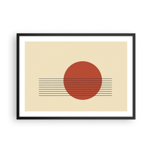 Poszter fehér keretben - Körbe és tovább - 70x50 cm