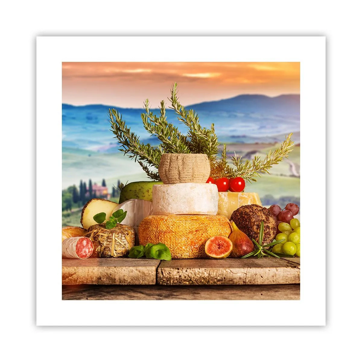 Poszter - Az olasz életöröm - 40x40 cm