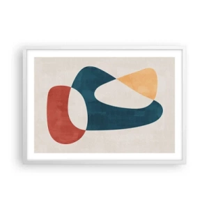 Poszter fekete keretben - Befolyások és metamorfózisok - 70x50 cm