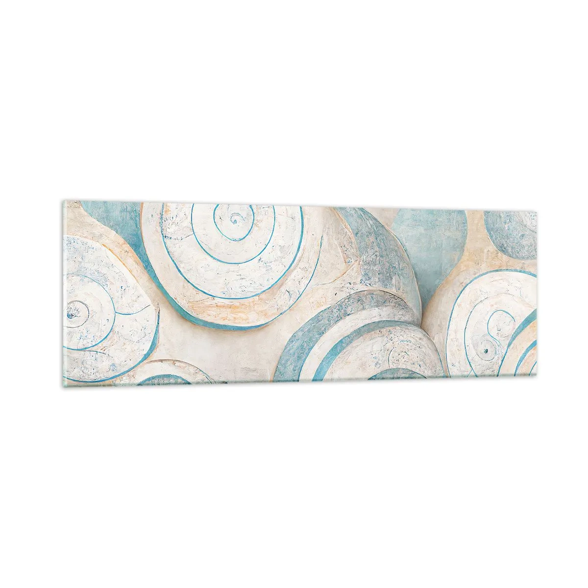 Üveg kép - Mit rejt a kagyló? - 90x30 cm