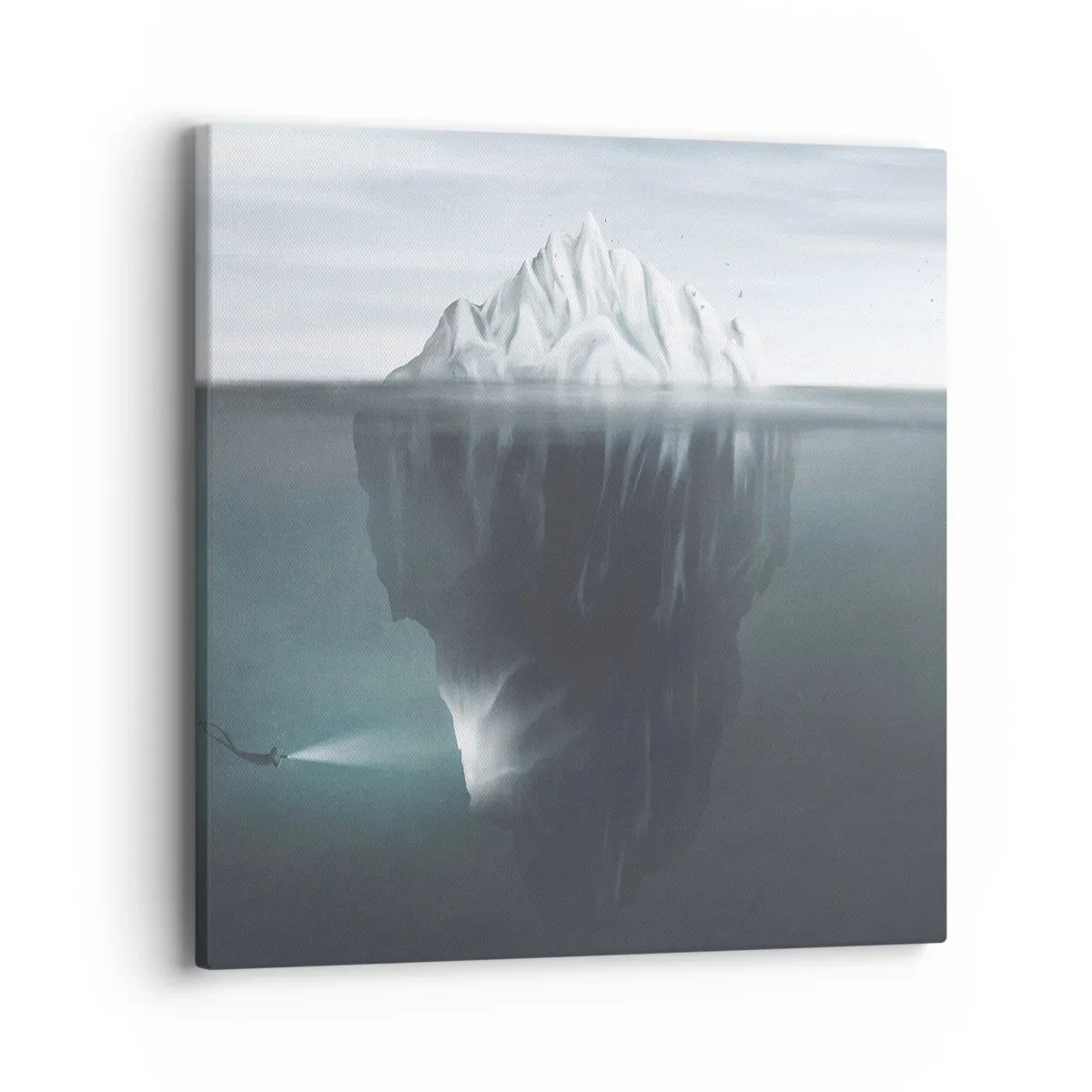 Vászonkép - Víz alatti rejtély - 40x40 cm