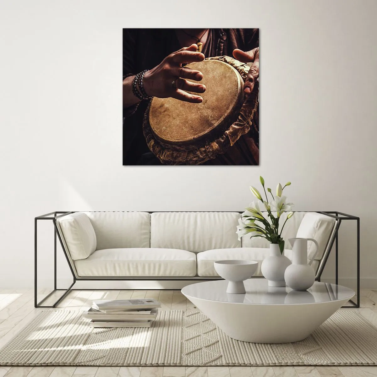 Üveg kép - A szív ritmusában - 60x60 cm