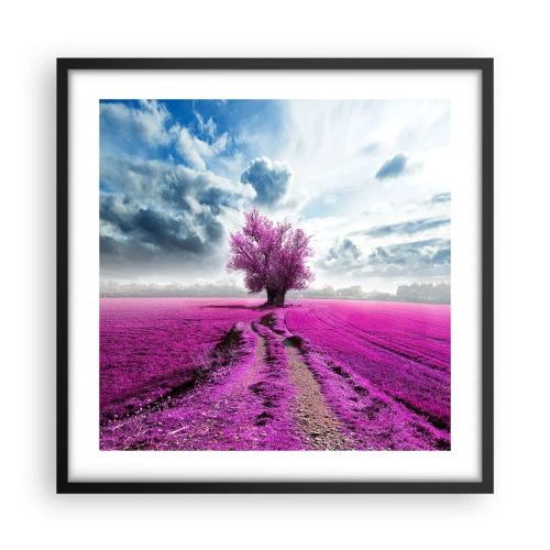 Poszter fehér keretben - Csarab mező - szentély - 50x50 cm