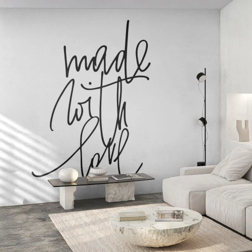 Egyedi tapéta Premium Sand - A legjobb márka - Tipográfia, Megerősítés, Alapelv