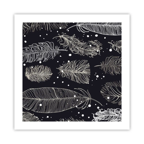 Poszter - Tollas csipke - 50x50 cm