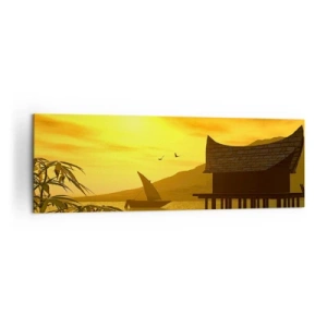 Vászonkép - A vágyott béke - 160x50 cm