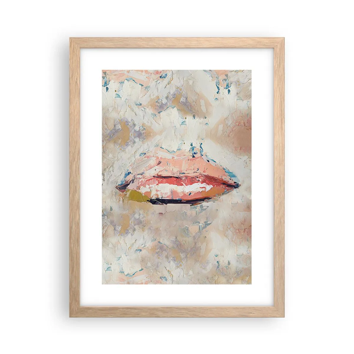 Poszter világos tölgy keretben - Felébreszti az érzékeket - 30x40 cm