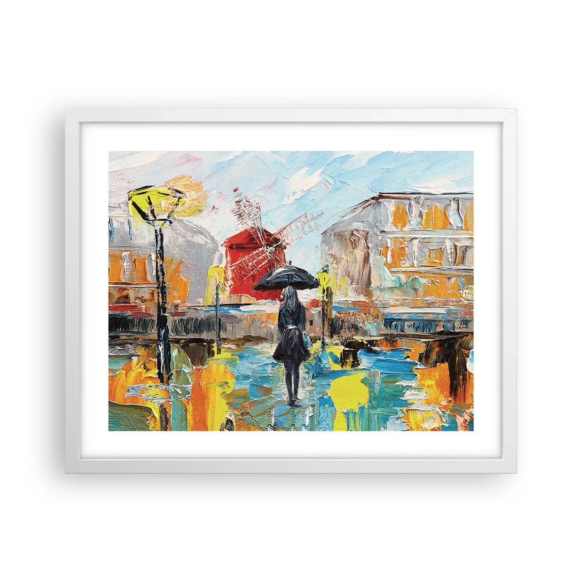 Poszter fekete keretben - Párizsi legendák - 50x40 cm