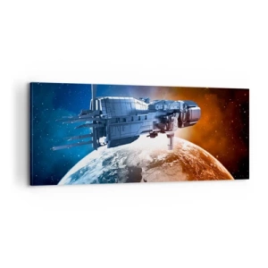 Vászonkép - Óvatos megfigyelő - 100x40 cm