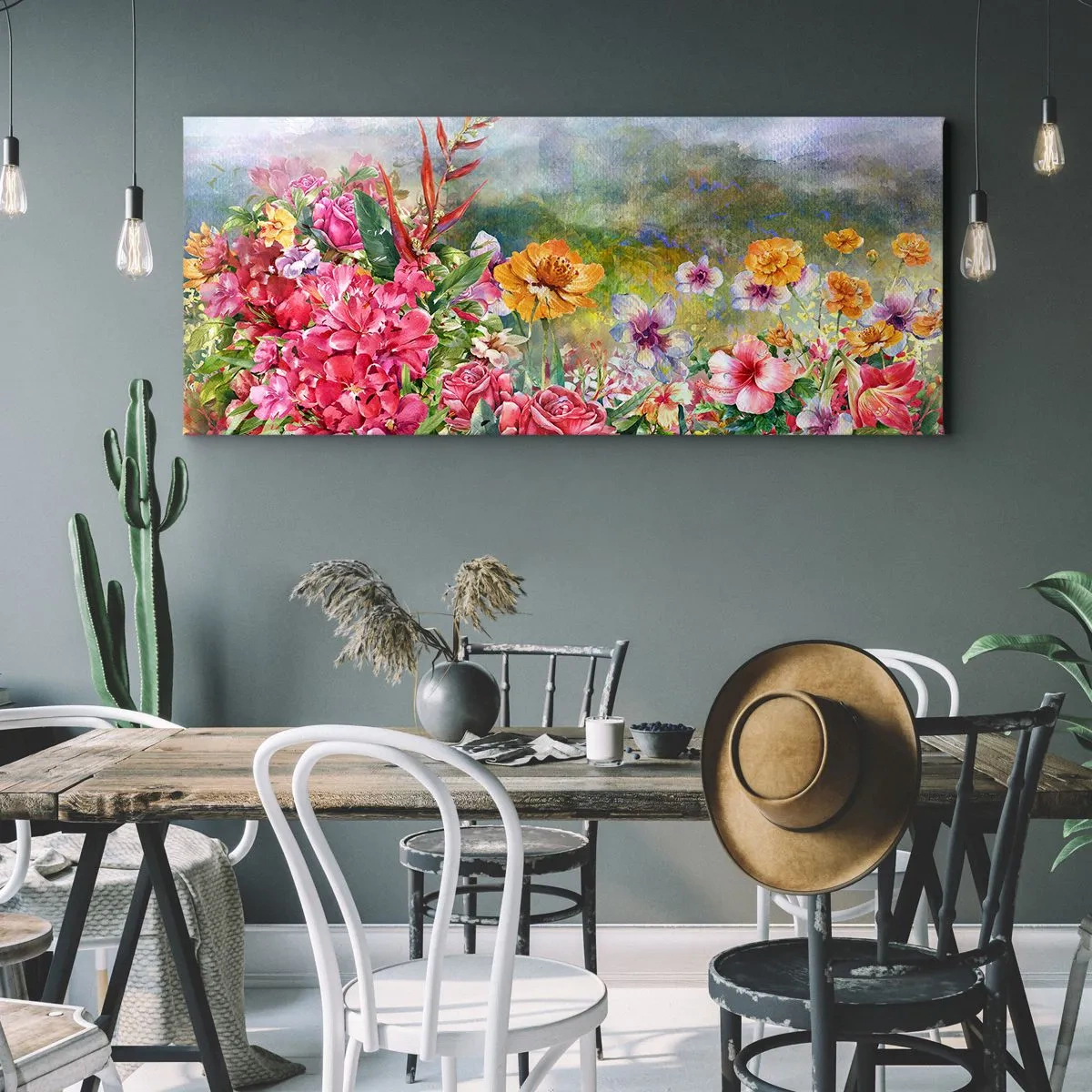 Vászonkép - A kert, amelyik megőrült - 100x40 cm