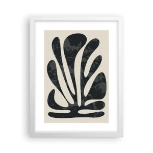 Poszter fekete keretben - Többujjas absztrakció - 30x40 cm