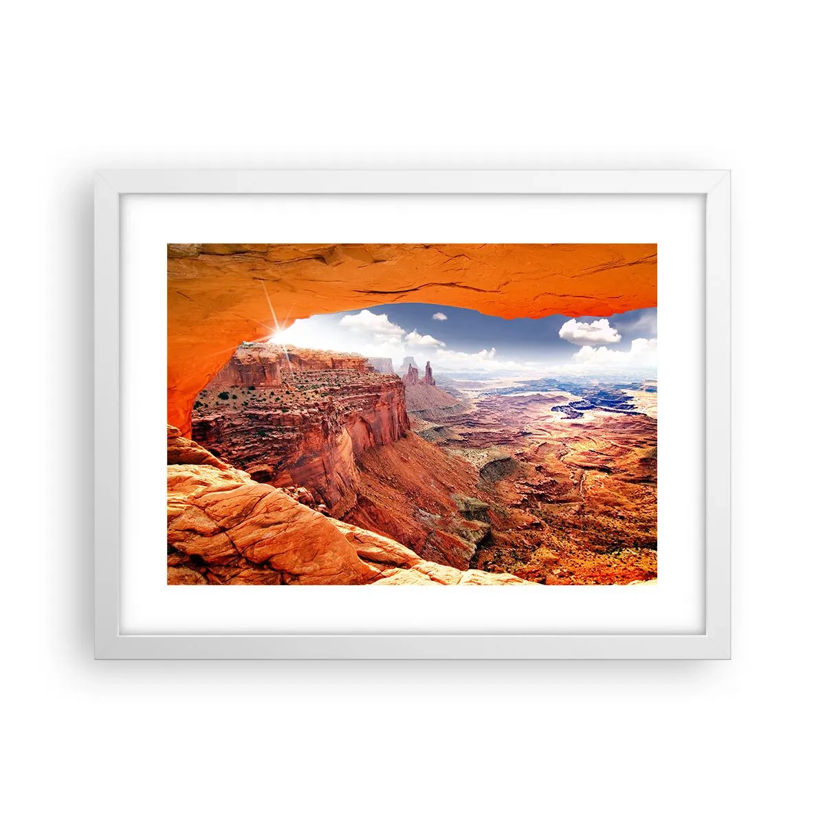 Poszter fekete keretben - Maga a természet faragta - 40x30 cm