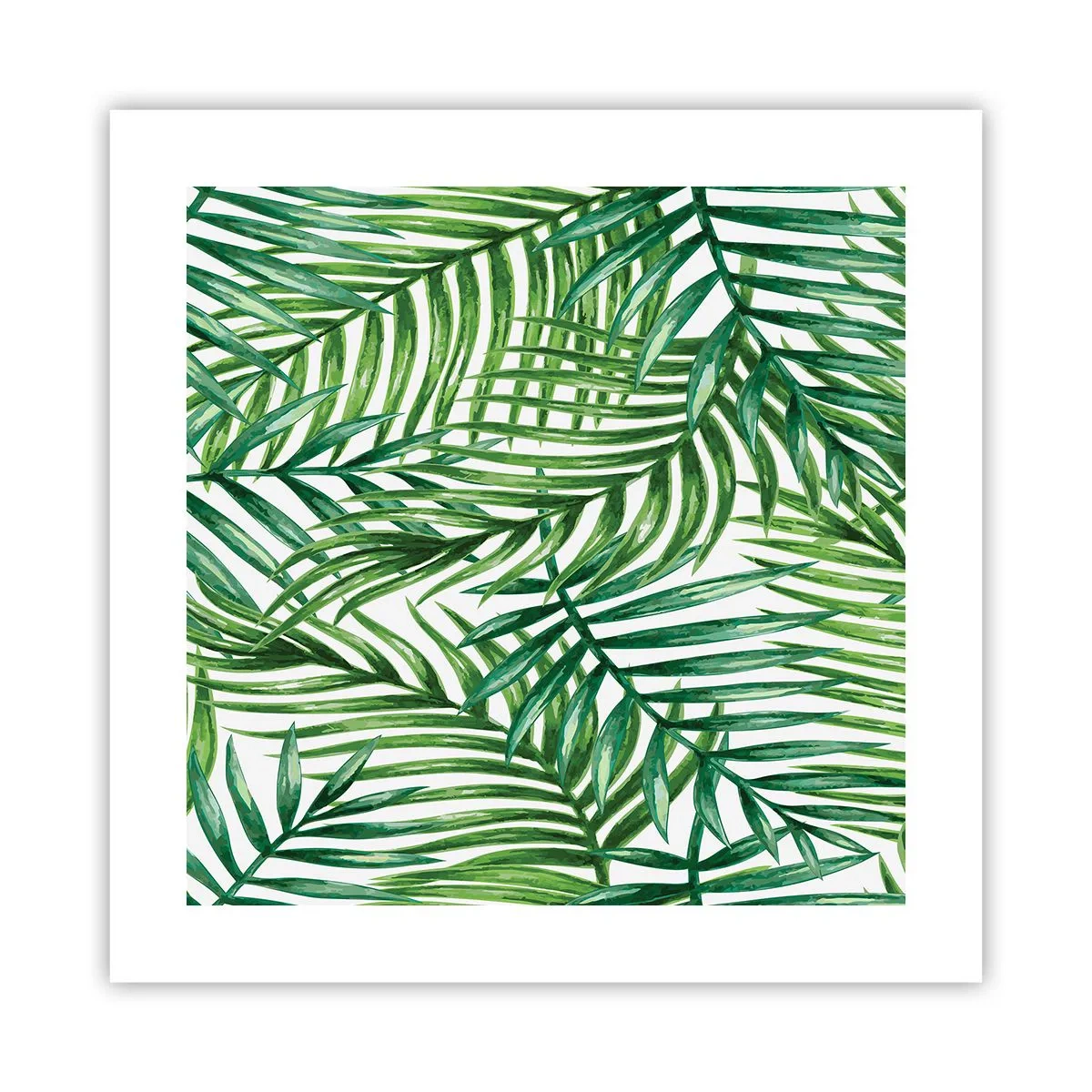 Poszter - A zöld lombkorona alatt - 40x40 cm
