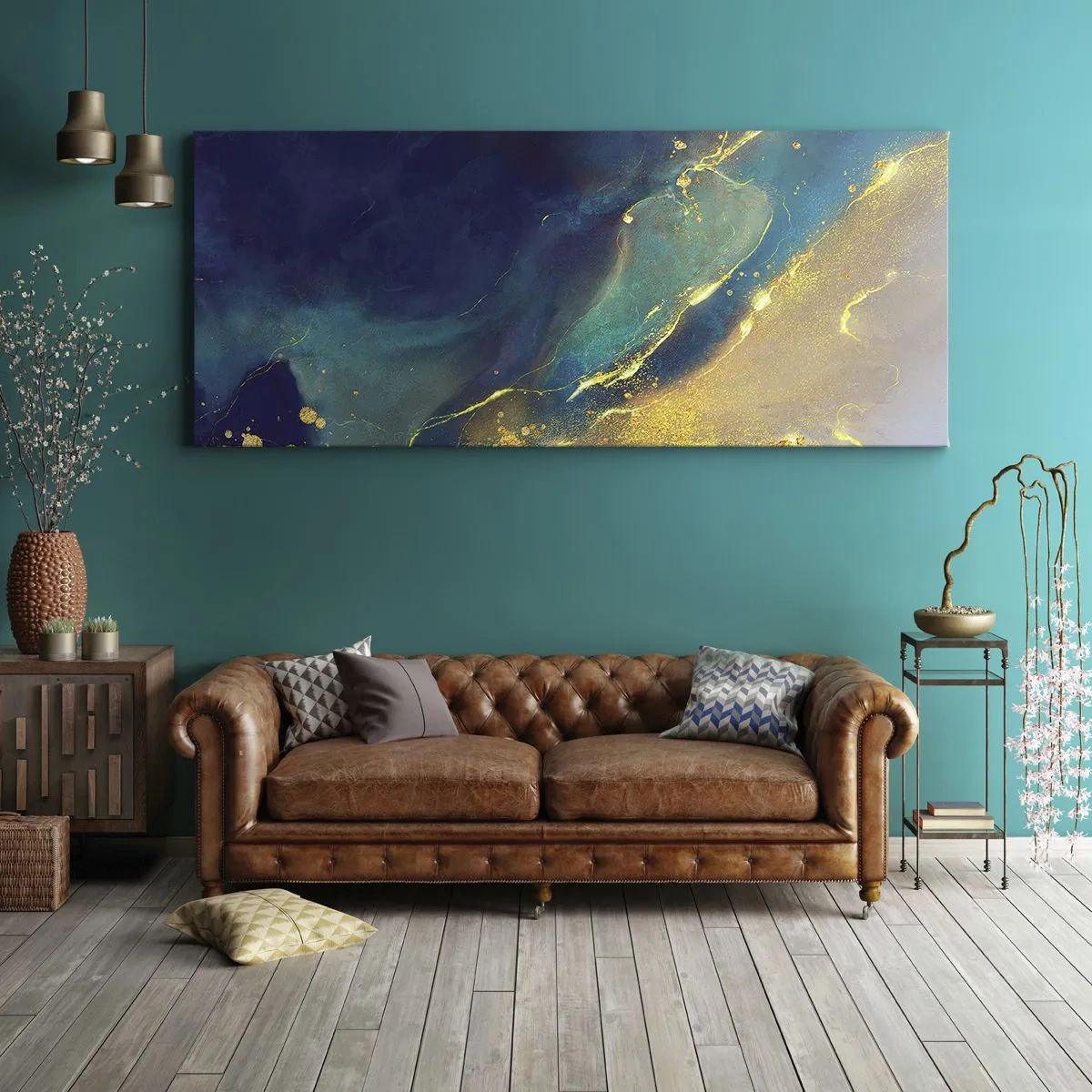 Vászonkép - Az arany lagúnaövezet - 100x40 cm