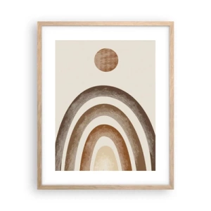 Poszter világos tölgy keretben - Egy messzi-messzi galaxisban - 40x50 cm