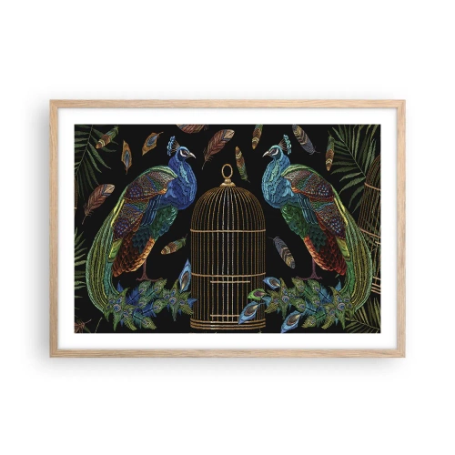 Poszter világos tölgy keretben - Királyi köntösben - 70x50 cm