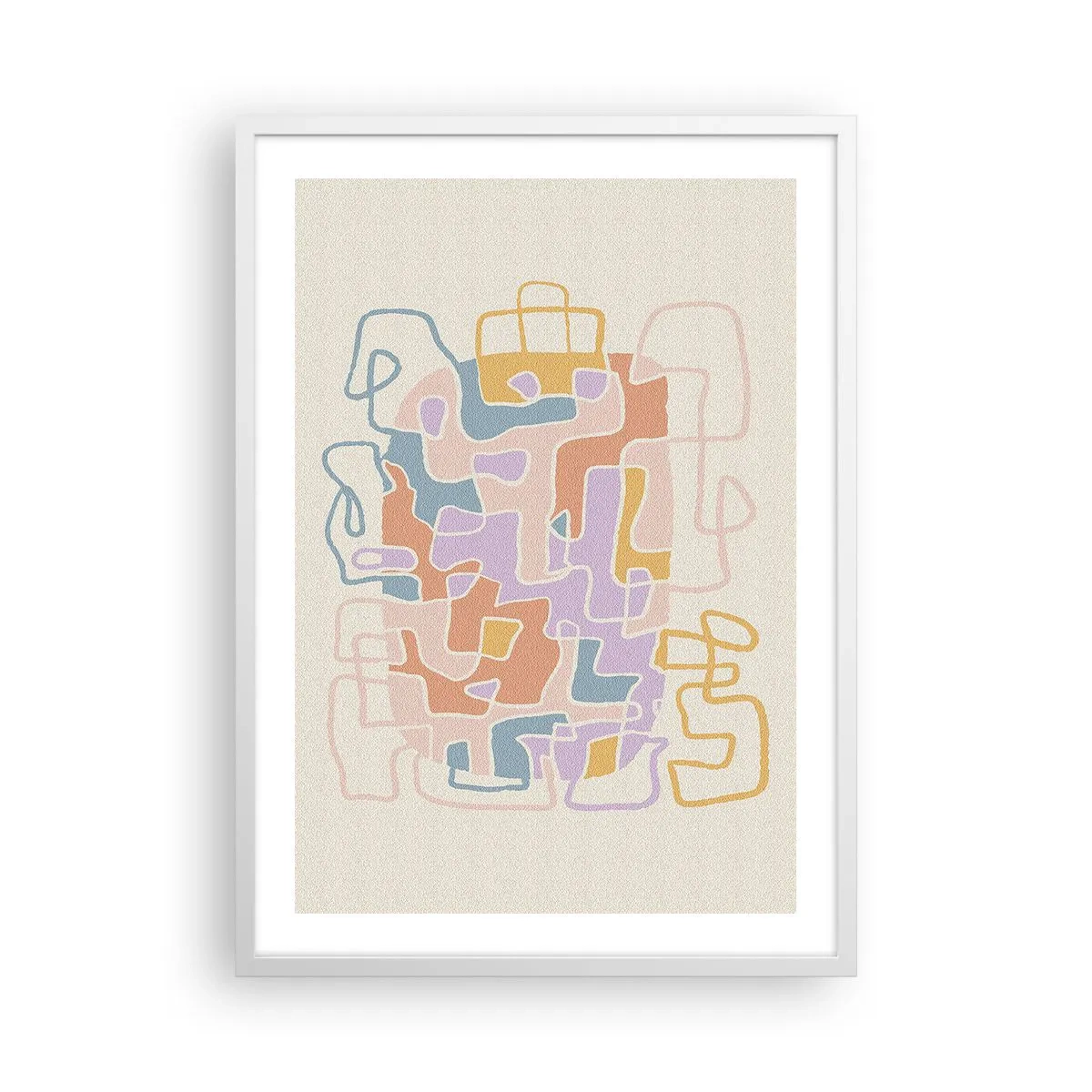 Poszter fekete keretben - Labirintus - egy örömteli kaland - 50x70 cm
