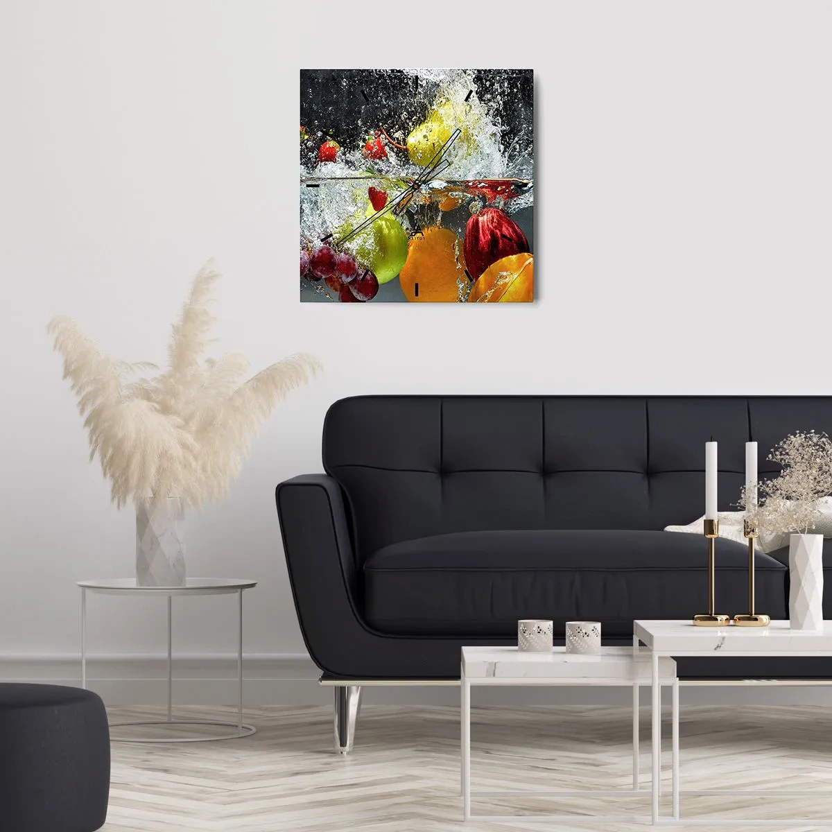 Falióra, Óra - Gyümölcsös frissítés - 30x30 cm