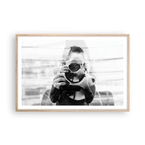 Poszter világos tölgy keretben - Alkotó meg ez eszköze - 91x61 cm