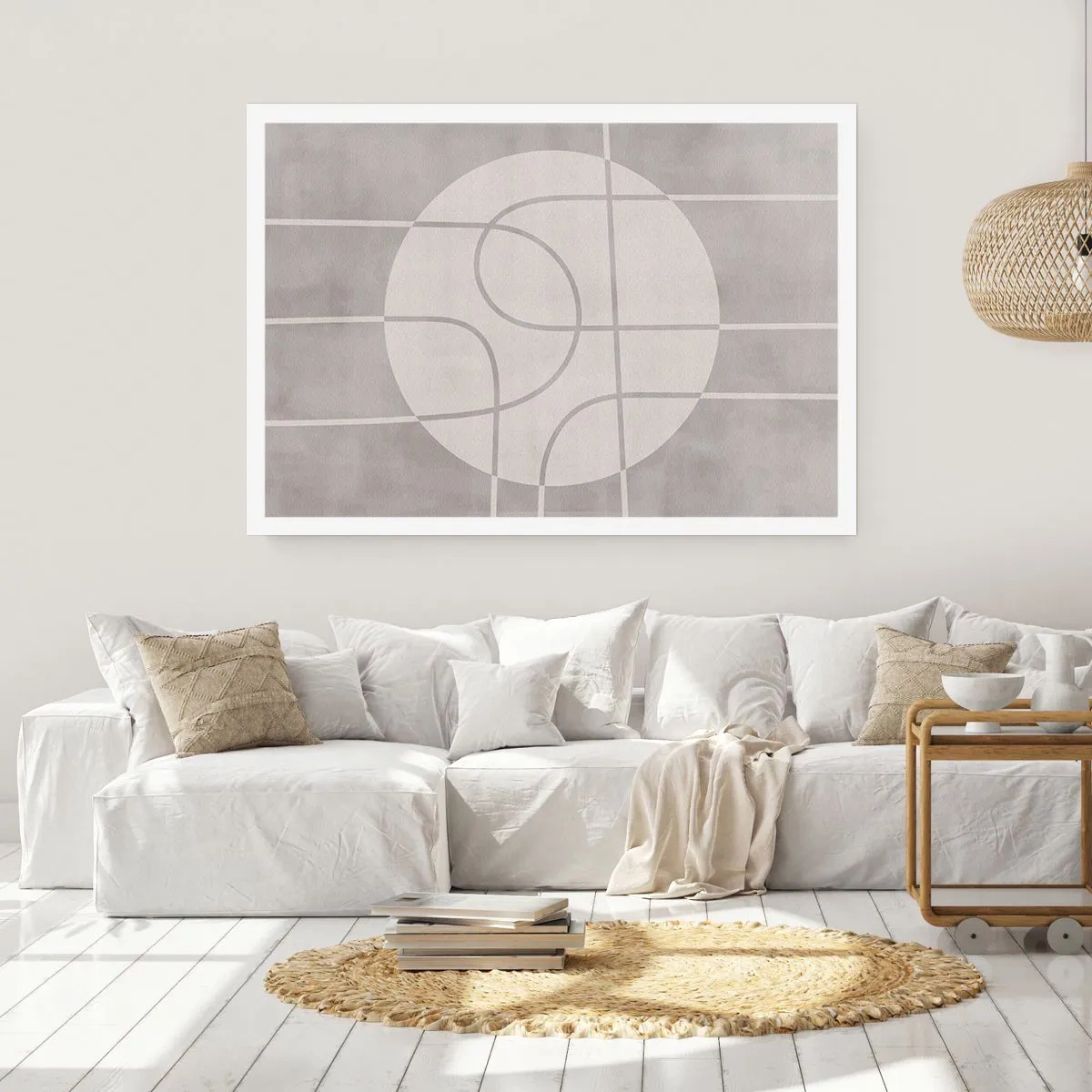 Poszter - Körkörös és egyenes - 100x70 cm