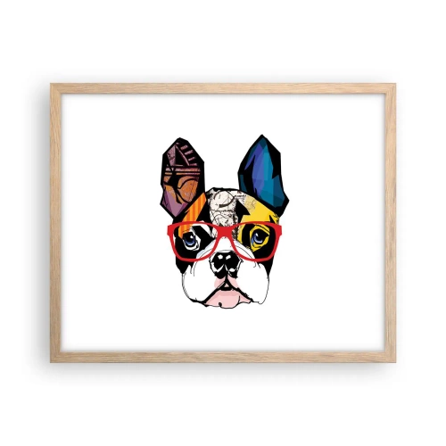 Poszter világos tölgy keretben - Értelmiségi - 50x40 cm