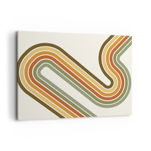 Vászonkép - Cikkcakkban a célba - 100x70 cm