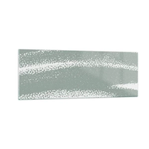 Üveg kép - Absztrakció téli hangulatban - 140x50 cm