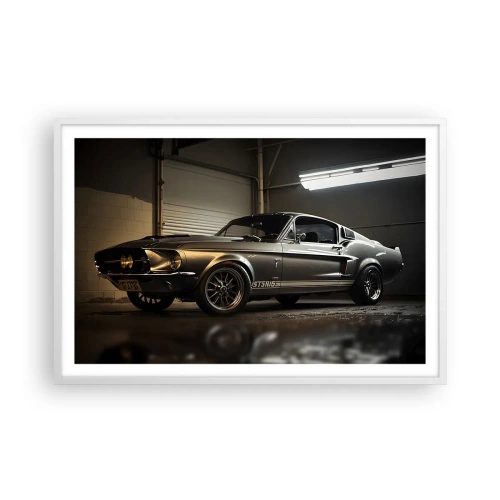 Poszter fekete keretben - Visszatérés a múltba - 91x61 cm