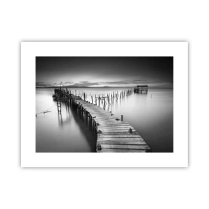 Poszter - Egy elfeledett part békéje - 40x30 cm