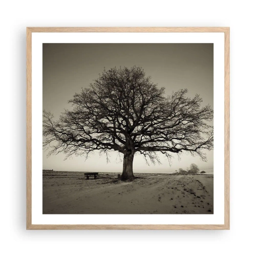 Poszter világos tölgy keretben - Innen az örökkévalóságig - 60x60 cm